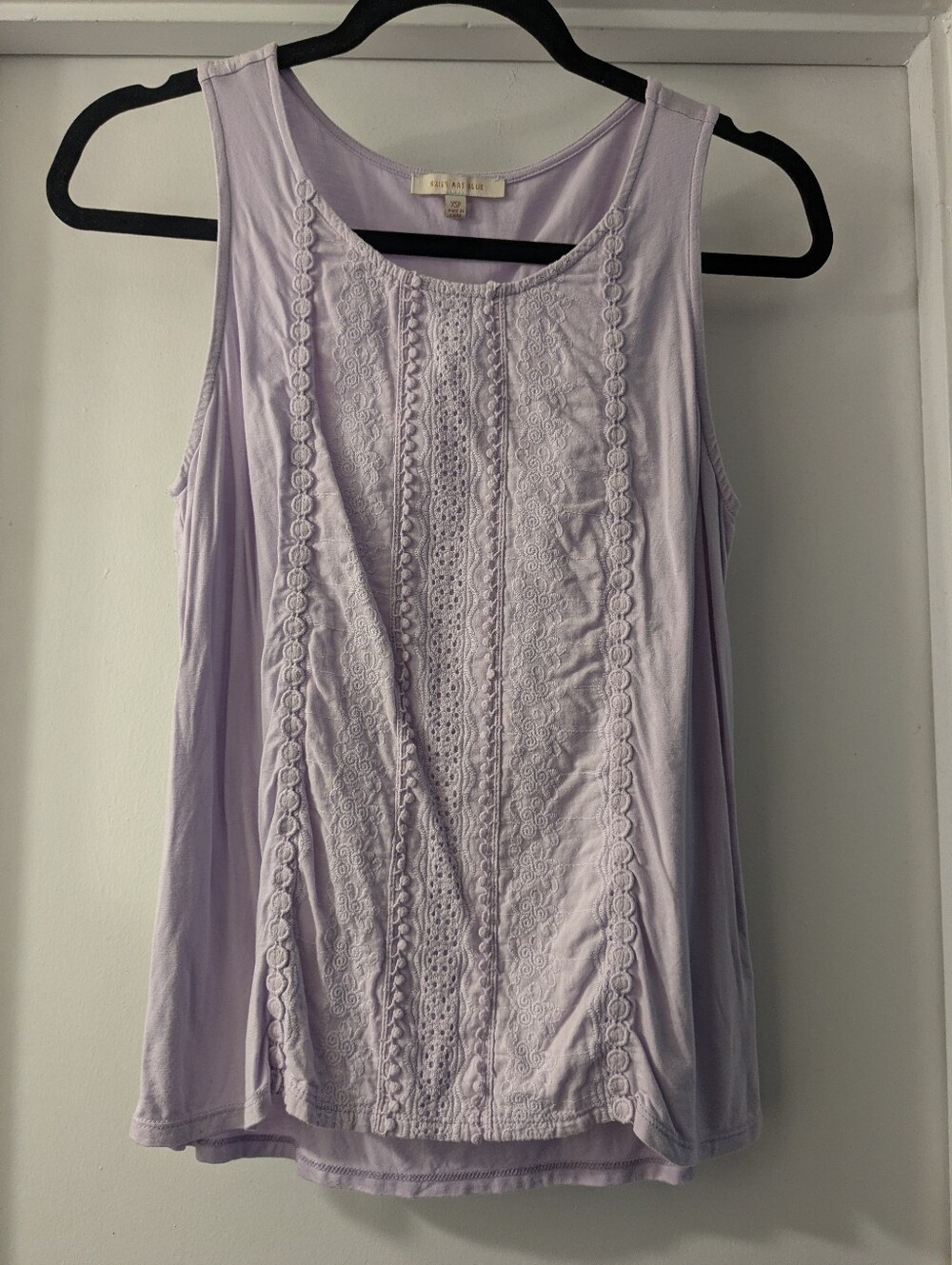 Sleeveless Lilac Blouse